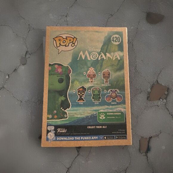 Funko Pop Disney Moana Te Fiti #420 Flocked Walmart Exclusive Vinyl Figure IOB - Picture 5 of 5